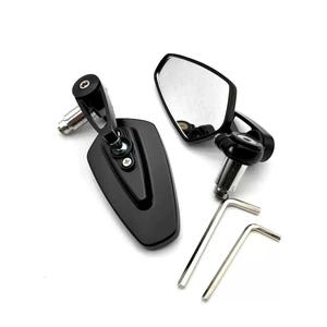 กระจกมองหลังแบบติดปลายแฮนด์ขนาด 7/8 นิ้ว 22 มม. สำหรับรถมอเตอร์ไซค์ส่วนใหญ่ เช่น ฮอนด้า ยามาฮ่า คาวาซากิ ดูคาติ ซูซูกิ และอื่นๆ - Product Image 1