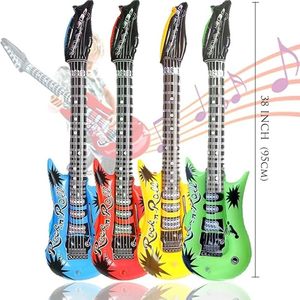 Set de Juguetes Inflables de Estrellas del Rock para Fiestas - Guitarra Inflable, Micrófono, Gafas de Sol, Saxofón y Teclado de Piano, Globos de <span class=keywords><strong>los</strong></span> <span class=keywords><strong>90</strong></span> - Product Image 2