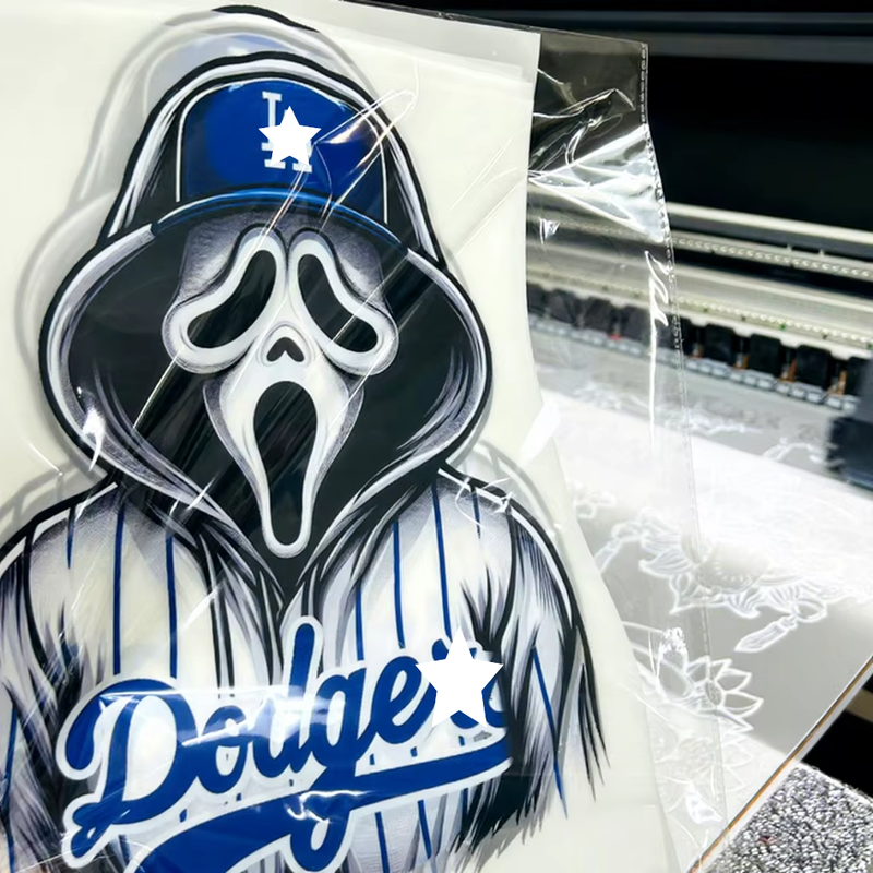 La Dodger Iron On DTF Heat