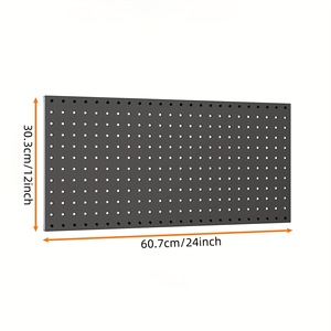 Metal Perforated Board Pegboard 24x36 Inch Heavy Duty Wall Mount <b>Storage</b> Rack For <b>Workshop</b> Garage Tool Organization - Product Image 3