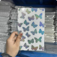 FONLYU - Pegatinas traseras transparentes de cristal con diseño de estrella para la cubierta trasera del teléfono móvil, película protectora para máquina de corte con plotter