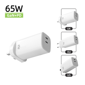 מטען מהיר במיוחד PD 65W GaN USB-C לאייפון, אייפד, מק, סמסונג, תקן בריטי UKCA, קומפקטי ונייד - Product Image 1