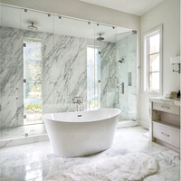 Panneau de placage en marbre ultra fin poli de 1 mm et 2 mm pour revêtement mural, sol, villa, hôtel, décoration de salle de bain