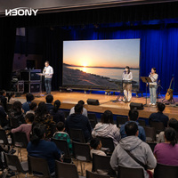 Pantalla LED de Alquiler para Interiores P4.81, 500x500mm, Pantalla LED para Escenarios, Video Wall de 7680Hz para Iglesias, Conciertos, Bodas y Eventos, Fabricante