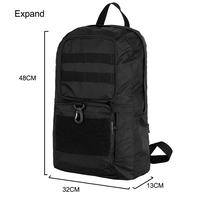 Sac à dos de sport pliable en nylon 500D, fabrication OEM, marque privée, léger, pour entraînement quotidien