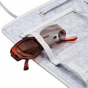 Wall Mounted Hanging Glasses Storage Organizer Holder With Metal <b>Hook</b> Eyewear Hanging Storage - Product Image 1