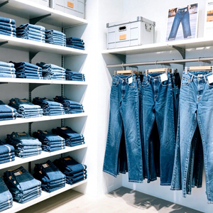 <span class=keywords><strong>Jean</strong></span> en denim taille haute tendance 2026 <span class=keywords><strong>pour</strong></span> <span class=keywords><strong>femme</strong></span>, coupe <span class=keywords><strong>large</strong></span>, délavage vintage, extensible, idéal <span class=keywords><strong>pour</strong></span> le quotidien, le bureau, les sorties et les vacances - Product Image 3