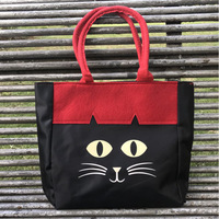 Sac cadeau décoratif d'Halloween, sac fourre-tout portable en toile motif citrouille, sac à bonbons d'Halloween, vente en gros