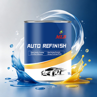 Peinture de base automobile 2K acrylique haute solidité MLB, séchage rapide, application facile, haute brillance, anti-rayures, résistante aux UV