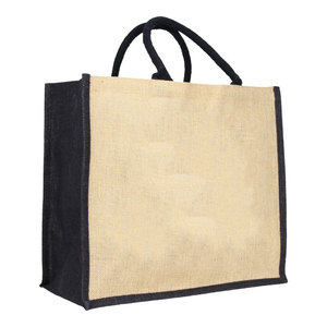 Sacs Đay Bán Buôn Tùy Chỉnh In Nối Màu Trắng Bông Đay Túi - Product Image 3
