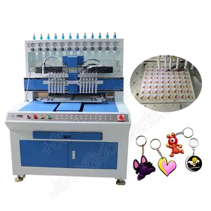 small 2D/3D soft pvc keychain rubber sport keyring making machine with cheap price