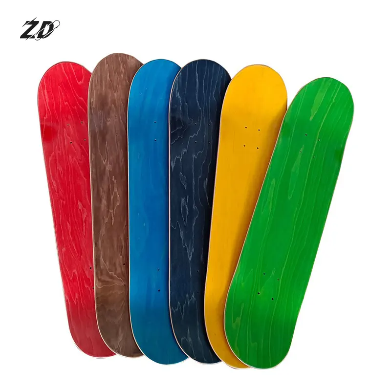 Benutzer definiertes OEM-Skateboard 7 Schichten Tief konkaves Nordost-Ahorn-Skateboard aus Holz 8.125 Blank-Skateboard-Deck