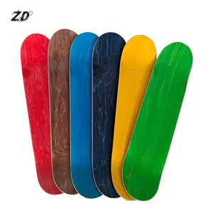 Tùy chỉnh OEM Skateboard 7 lớp sâu lõm đồng bằng gỗ phía Đông Bắc Maple Skate Board 8.125 trống Skateboard boong