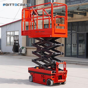 Plataforma elevadora de tijera móvil autopropulsada de alta calidad de <span class=keywords><strong>6</strong></span> ~ 14m Plataformas de trabajo aéreo hidráulico - Product Image 3