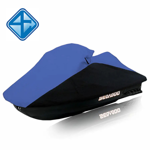 Housse de bateau noire et grise PWC seadoo housse imperméable et résistante aux UV housse de Jet Ski pour Marine - Product Image 2