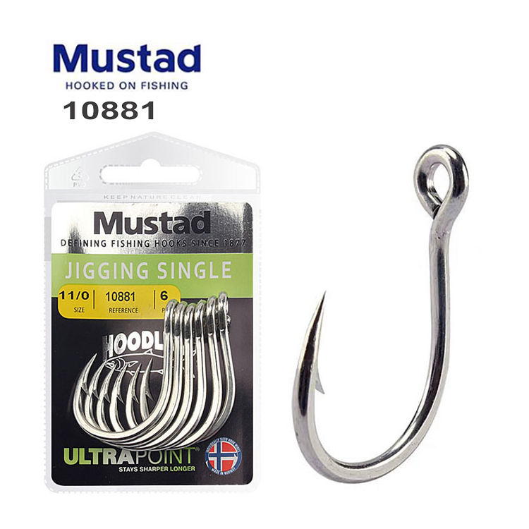 Mustad Catfish Hooks Drillinge Modell 9430 Teflon Stabile Wallerhaken Mustad Catfish Hooks Drillinge Modell 9430 Teflon Stabile Wallerhaken
