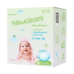 Free designing new style baby diapers in box