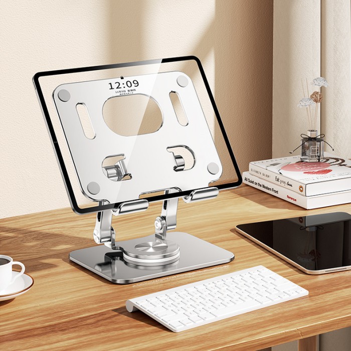 Вращающаяся на 360 градусов алюминиевая подставка для телефона и планшета трендовые товары регулируемый держатель для iPad