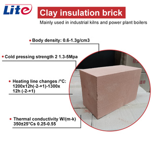 Độ xốp cao và gạch cách nhiệt bằng đất sét có mật độ khối thấp với hiệu quả cách nhiệt tốt - Product Image 2