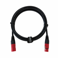Câble de microphone XLR mâle-femelle OEM CH-R038 avec blindage spiralé, gaine en PVC, conducteur en cuivre sans oxygène