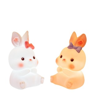 Mimi <b>Rabbit</b> Tap <b>Light</b> USB Rechargeable Warm White LED Night <b>Light</b> For Bedroom Bedside Sleep Feeding Eye Care - Product Image 5