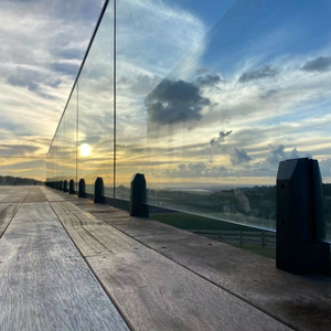 Inoxstar kính lan can thiết kế thép không gỉ Mini bài Side gắn Spigot ngoài trời cầu thang lan can phần cứng ma sát Spigot - Product Image 6