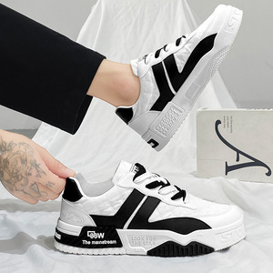 Baskets décontractées pour hommes Opt, semelle intermédiaire en caoutchouc, à lacets, bout rond, tendance mode, toutes saisons, chaussures de marche - Product Image 6