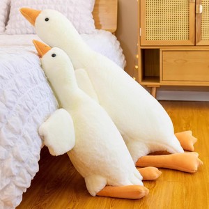 Large Big Size <b>White</b> Goose <b>Throw</b> Pillow Plush Unstuffed Goose Plushies Sleep Pillow Duck Goose Animal Stuffed Toys - Product Image 3