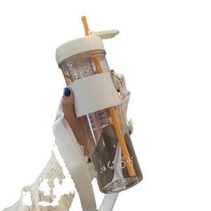 Portable Plastic Water Bottle With Straw Bpa Free 1000Ml For Travel And Daily Use - Product Image 5