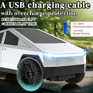 1:16 coche de Control remoto Tsl simulación Diecast coche de juguete modelo T Esla Cybertruck juguete aleación carreras Rc coche para niño - Product Image 3