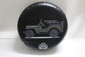 Cubierta de neumático de repuesto <span class=keywords><strong>Jeep</strong></span> <span class=keywords><strong>Wrangler</strong></span> Car 2 con impresión digital Cubiertas de neumático de modelos Bronco <span class=keywords><strong>Jeep</strong></span> <span class=keywords><strong>Wrangler</strong></span> Pattern - Product Image 5