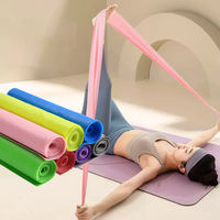 Venta al por mayor Yoga Pilates Fitness familiar y rehabilitación TPE banda de resistencia estiramiento físico elástico cinturón de entrenamiento