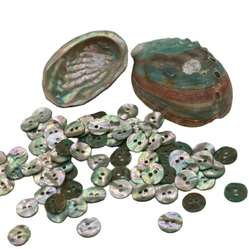 2 Holes 4 Holes 14L 16L 18L 20L 24L 28L 30L Natural Round Green Dentalium Abalone Buttons Abalone Shell Buttons