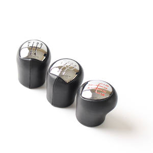 Pommeau de levier de vitesse en cuir pour Renault, 5 vitesses, 6 vitesses, transmission manuelle, conception ergonomique - Product Image 1