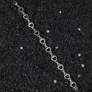 Pulsera de Cadena con Corazón, Diseño Popular 2026, Estilo Hiphop, Acero Inoxidable, Unisex, Joyería de Moda, Venta al Por Mayor - Product Image 3