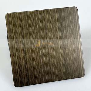 LL189 Stainless Steel Plate Decorative Color Bending Anti-finger Print Hairline Antique Bronze Colored <b>Sheets</b> Wall Panel Cutting - Product Image 4