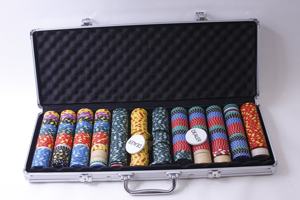 Ensemble de jetons de <span class=keywords><strong>poker</strong></span> en ABS OEM ODM dans un étui de transport argenté, accessoire professionnel pour jeux de cartes et <span class=keywords><strong>casino</strong></span> 240719SHC SHC009 - Product Image 1