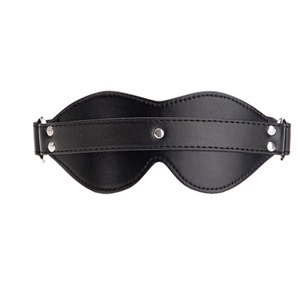 Hot Sale Adult Spiel Leder Augen maske Sexspielzeug Produkte Sexy Augenbinden BDSM Bondage Set - Product Image 1
