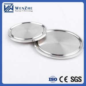 Edelstahl SS304/SS316L Polierter Vakuum flansch mit 1/2 "-4" Bolzen loch durchmesser und 1 Loch - Product Image 6