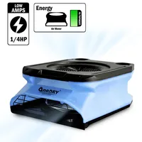 Ventilateur compact à profil bas, sécheur de tapis empilable, ventilateur Airmax Focus, ventilateur portable double, souffleur, séchage rapide, ventilateurs industriels