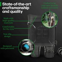 Binoculares de Visión Nocturna Digitales Infrarrojos con Distancia de Visión de 400M, Zoom 8X, para Caza, Fabricante OEM ODM, NV400PRO, Pantalla de 3''