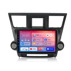 9inch Android 10 Car Audio DVD Player for Toyota Highlander 09-13 WIFI GPS Radio Stereo BT Carplay 4G SWC IPS