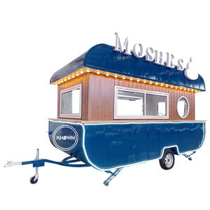 Remolque de comida multifuncional personalizado, carrito de perro caliente, camión de comida Solar portátil, OEM, para Europa, envío único - Product Image 1