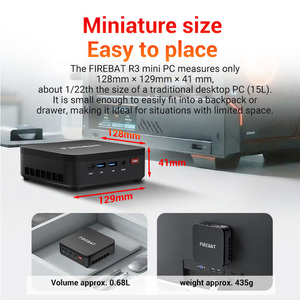 Mini PC Firebat R3, 16GB LPDDR4, 512GB NVMe SSD, Nuevo, Alta Calidad, Computadora de Escritorio, Envío Gratis a Países de la UE, R3 Compacto Blanco - Product Image 2