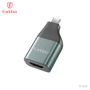Earldom Loại C Để HD Mi Tương Thích Cáp <span class=keywords><strong>USB</strong></span> C Để HD Mi Chuyển Đổi HD 4K <span class=keywords><strong>USB</strong></span> OTG <span class=keywords><strong>HDMI</strong></span> <span class=keywords><strong>Adapter</strong></span> Đối Với MacBook Chromebook Samsung - Product Image 1