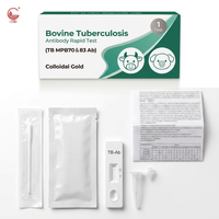 Kit de test rapide pour la détection de la tuberculose bovine (MPB70&83) chez les bovins, 1 test ou 25 tests