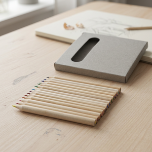 Set di 12 Matite HB Tallin Esagonali Non Marchiate, Colorate per Scuola, Realizzate in Plastica e Carta, Modello 107067-1 - Product Image 3
