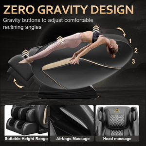 Home/office <b>Chair</b> With Bluetooth, Speakers, <b>Zero</b>-<b>gravity</b>, & Full-body Air Massage. Black, 50"x26"x40". 606 Vending <b>Chair</b> - Product Image 4
