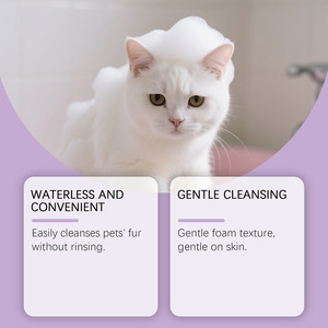 <span class=keywords><strong>Mousse</strong></span> <span class=keywords><strong>nettoyante</strong></span> sans rinçage pour chiens et chats, séchage rapide, toilettage doux, utilisation en salle de bain, 100 ml, Eleljoy - Product Image 2