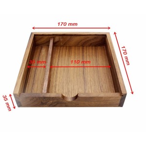 Caja de Madera de Nogal para Boda con Tapa Deslizante para Solución de Almacenamiento, con Interfaz USB 2.0/3.0, Fotografía de Stock, Precio de Fábrica - Product Image 3